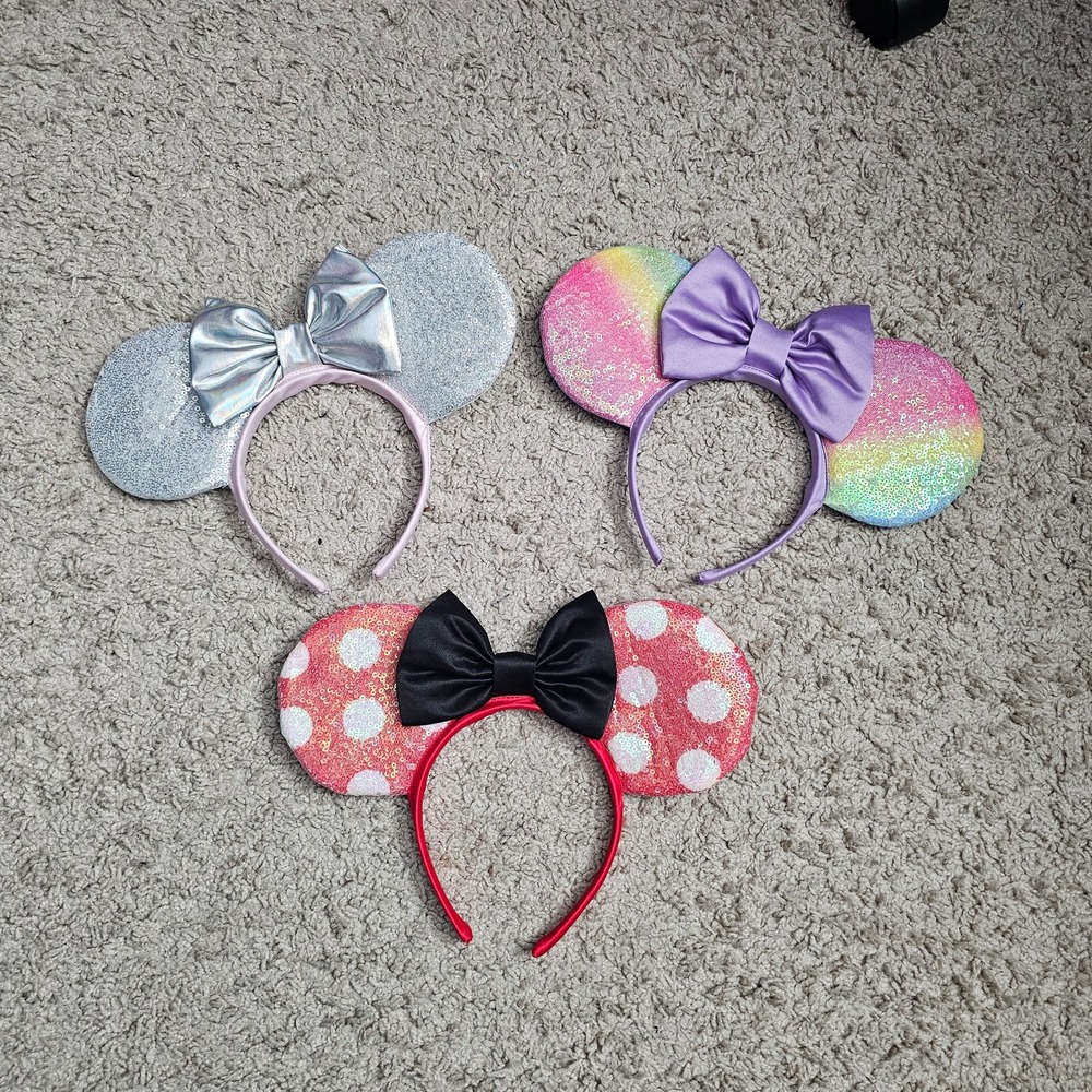Disney Minnie Mouse Ears Lot of‎ 3